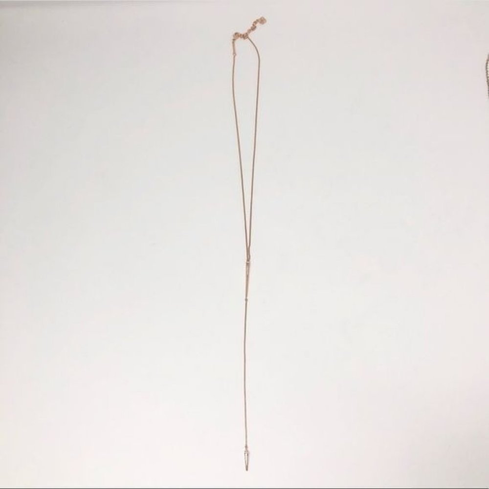 Kendra Scott Vivian Necklace In Rose Gold NWOT - Picture 3 of 7